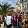 Con el grupo muy simptico de La Universidad de Las Palmas de Gran Canaria en Karlovy Vary 02/06/2009