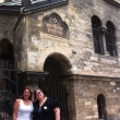 Con Blanca, esposa de Fernando, en el Barrio Judo de Praga 5 / 7 / 2014