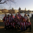 Con aficionados del club Atltico de Bilbao, diciembre 2015
