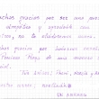 Carta que obtuve de una famila canaria muy simptica que pas sus vacasiones en Praga de 28/11/09 a 5/12/09